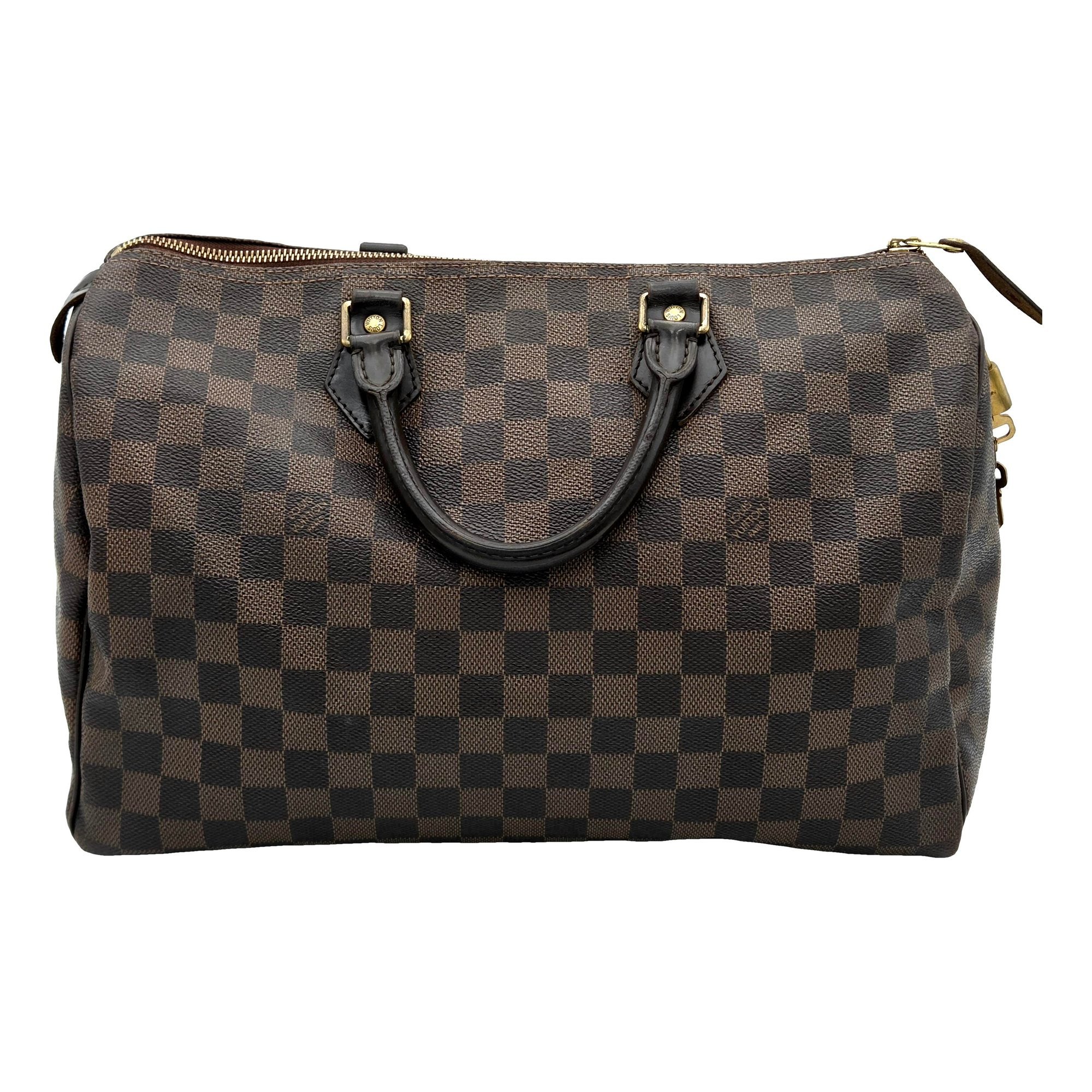 Speedy leather handbag