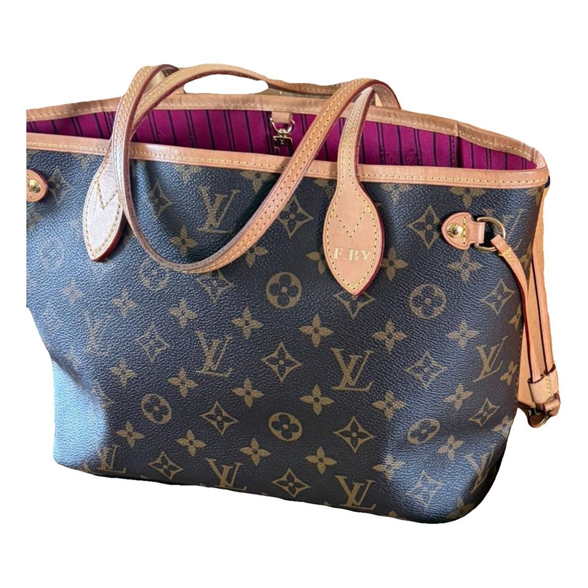 Neverfull leather handbag