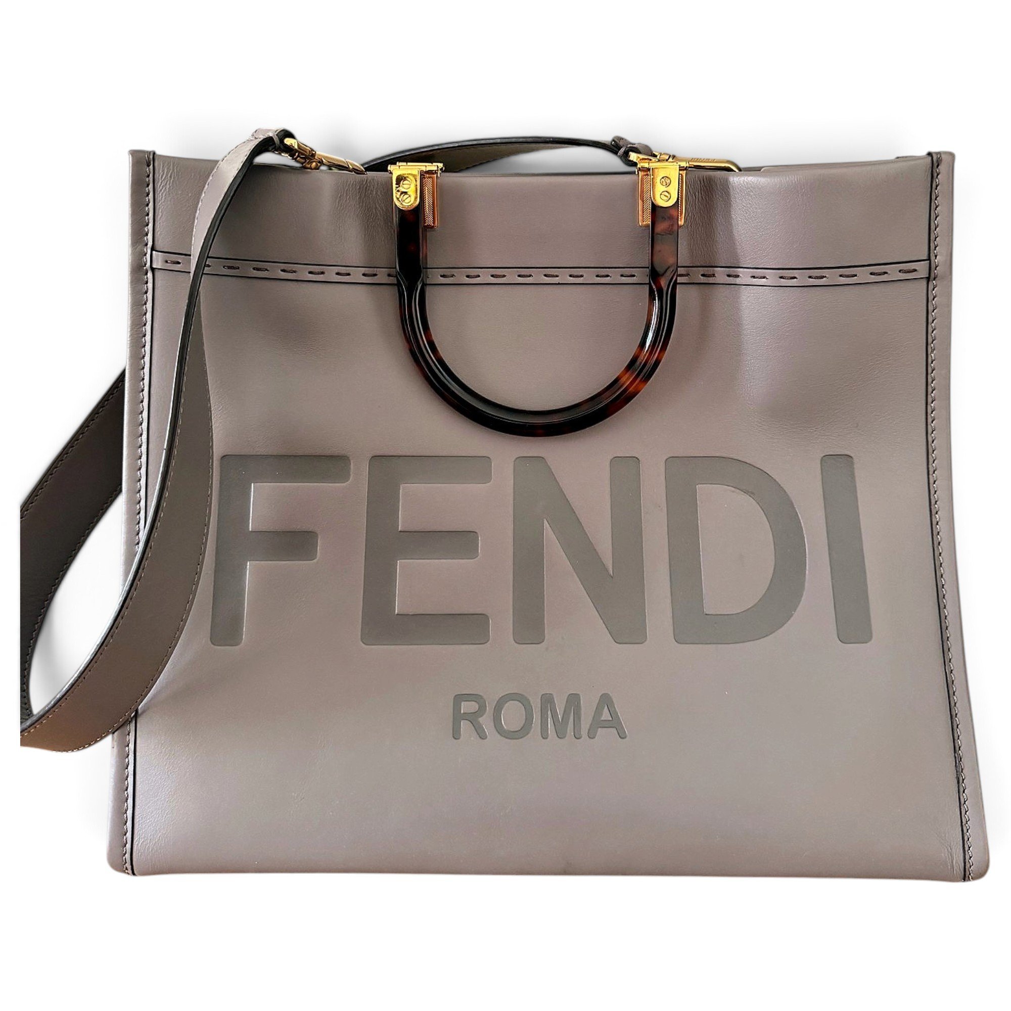 Sunshine leather tote