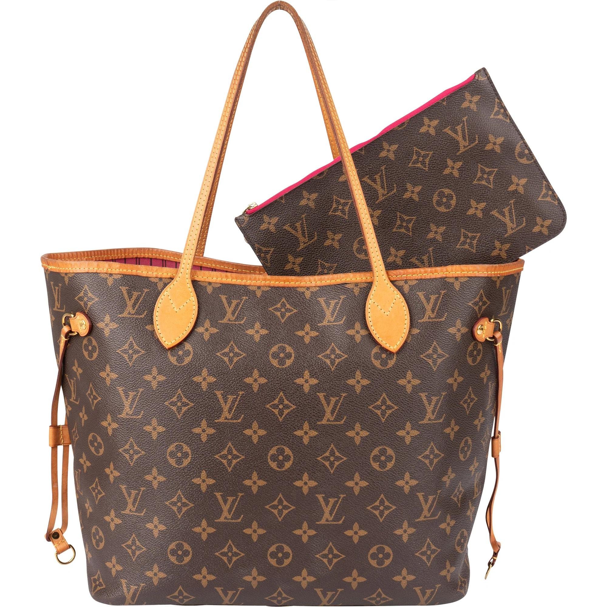 Neverfull leather handbag