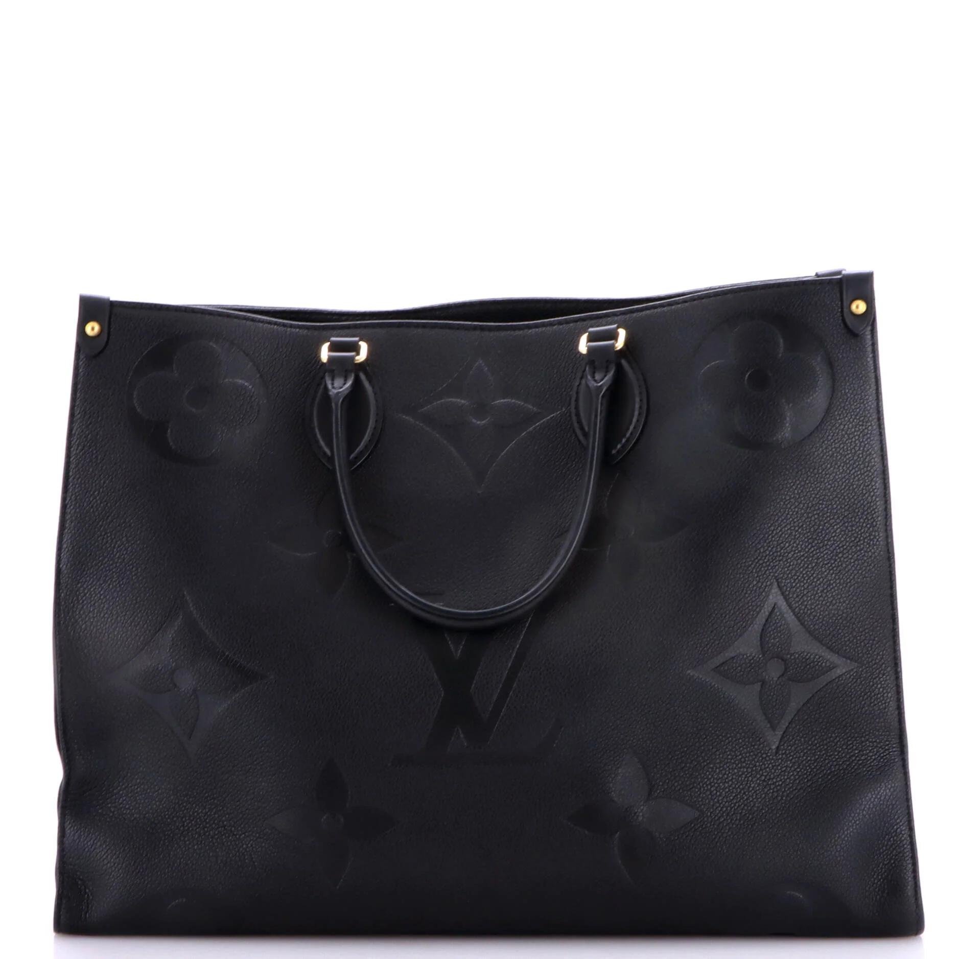 Leather tote