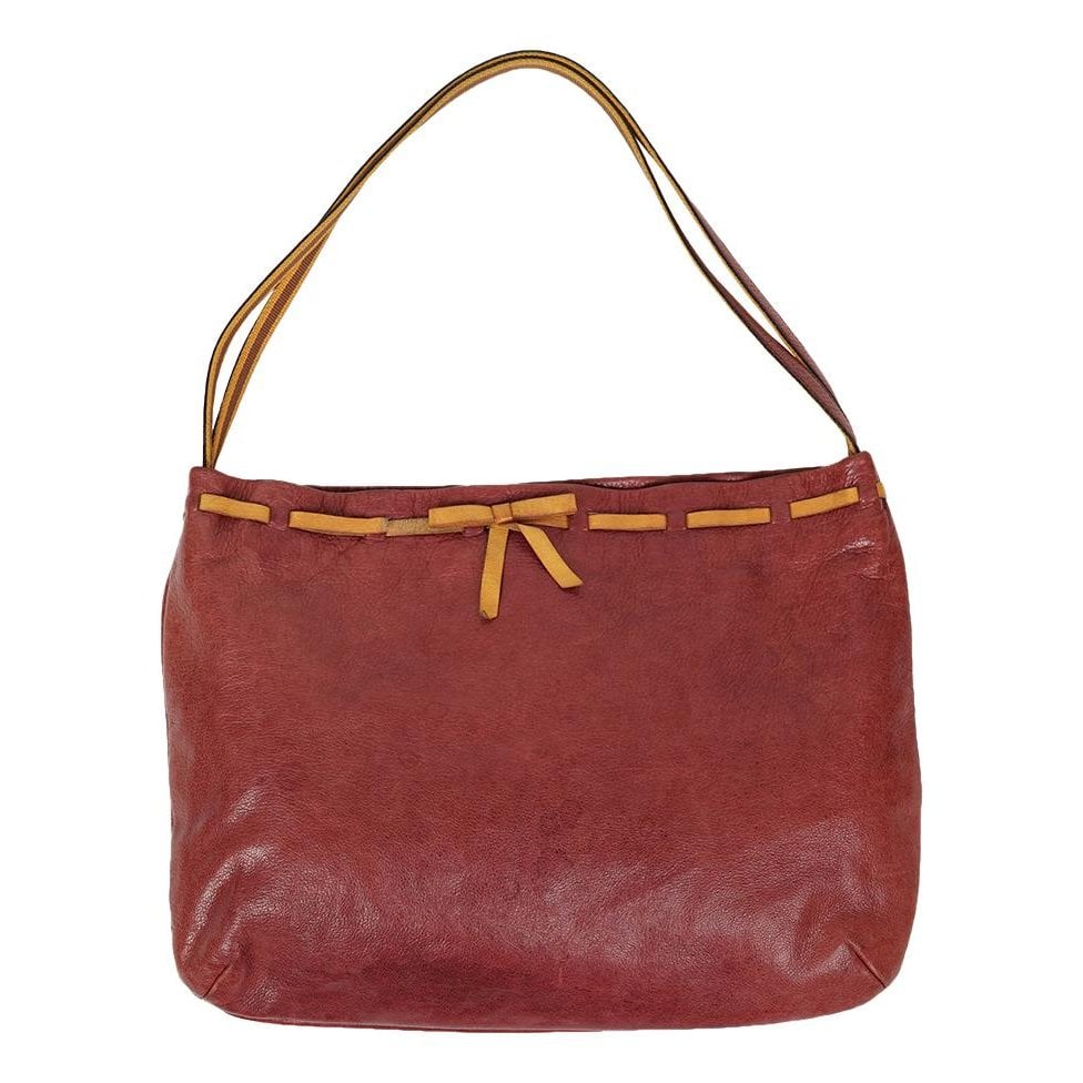 Leather handbag