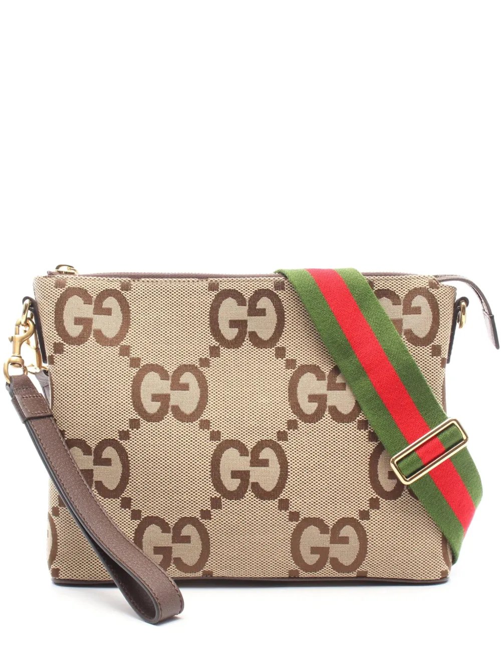 2016-2026 GG Jumbo Canvas Messenger Bag crossbody bag