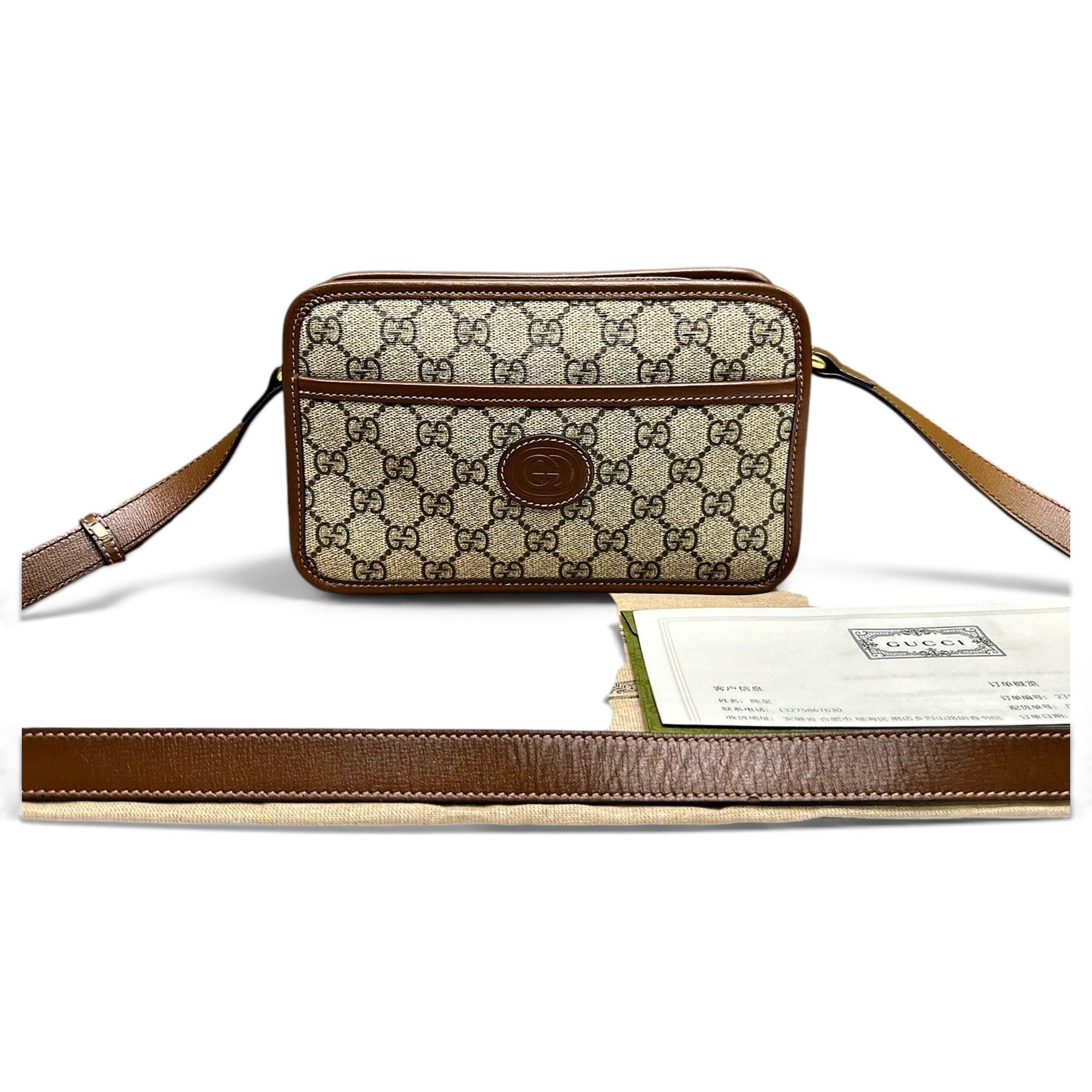 Leather handbag