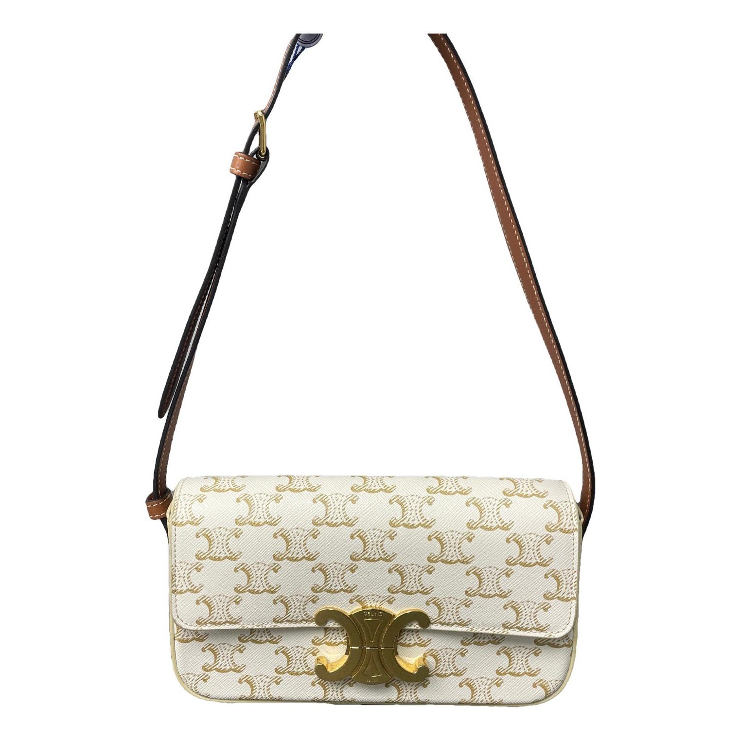 Triomphe leather handbag