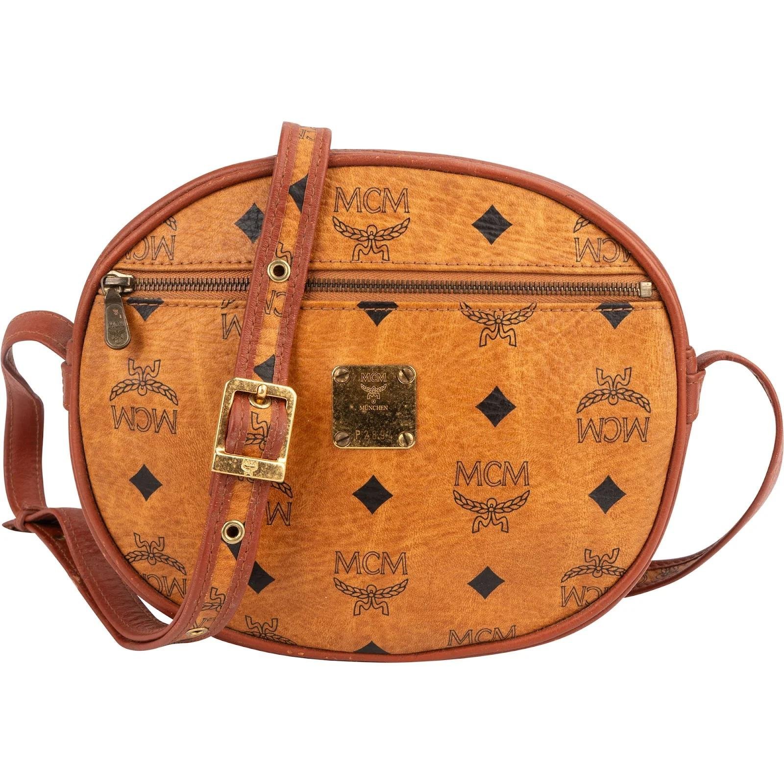 MCM Boston leather crossbody bag