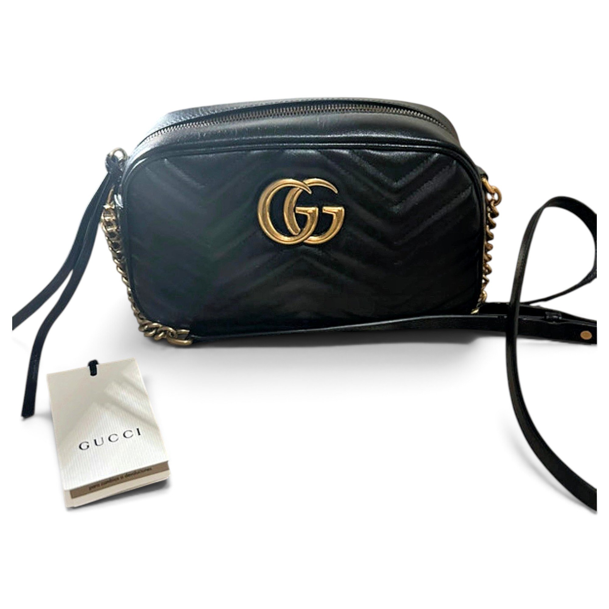 Marmont leather clutch bag