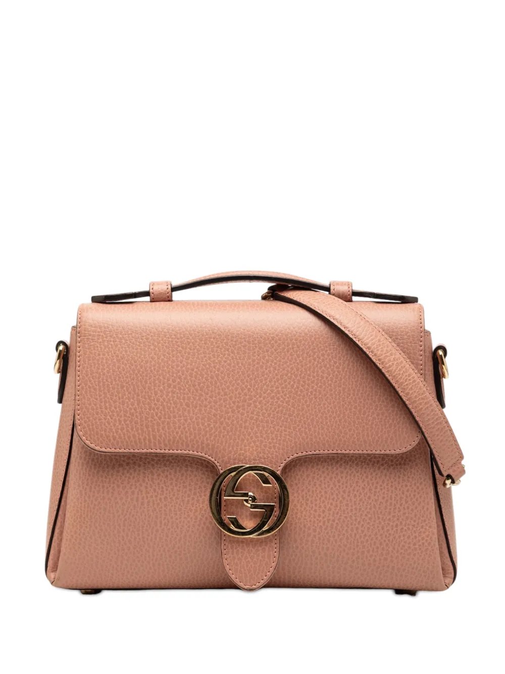 2000-2015 Small Dollar Calf Interlocking G satchel