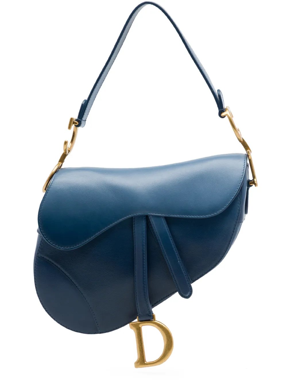 Dior 2021 Gradient Calfskin Saddle Bag shoulder bag