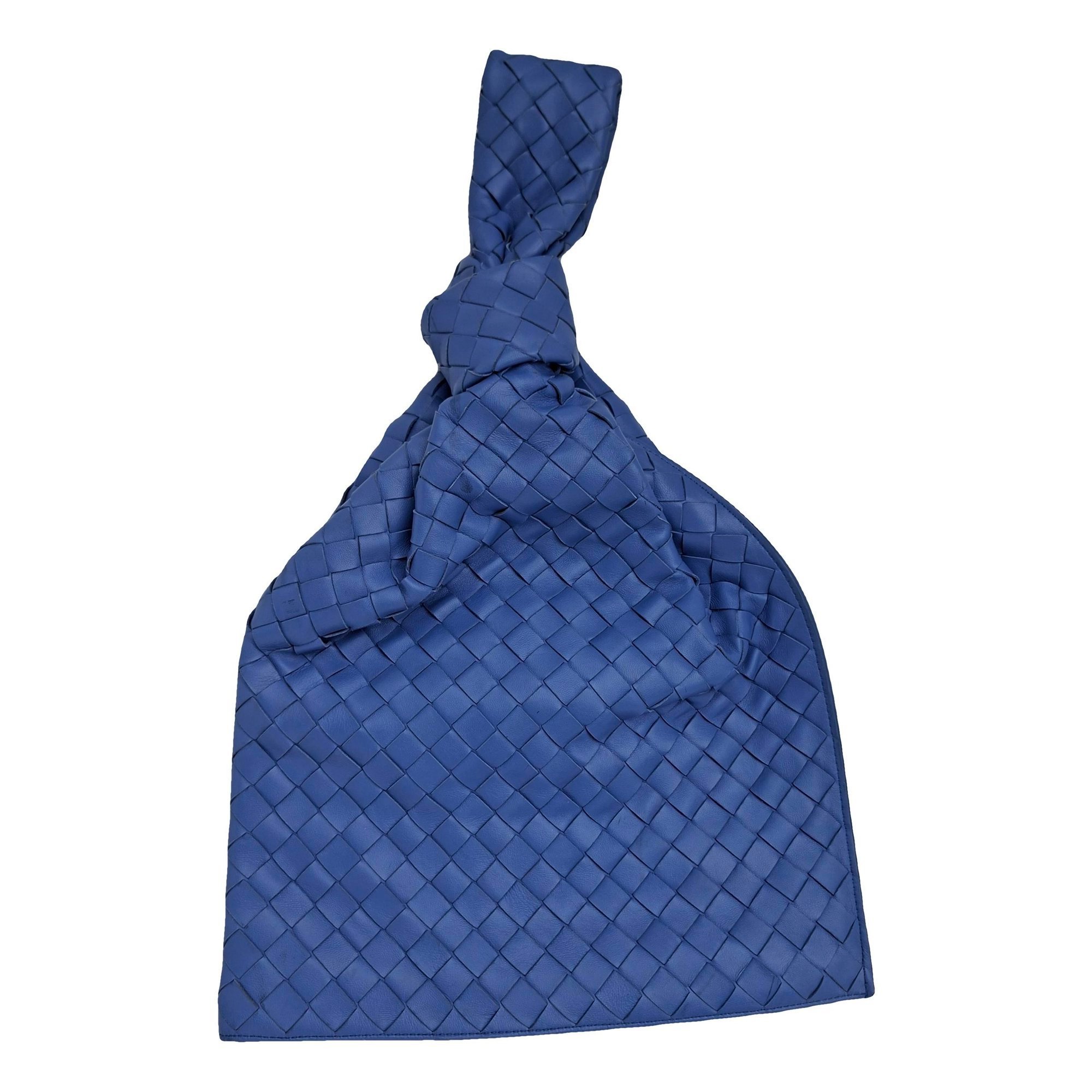 Twist leather handbag