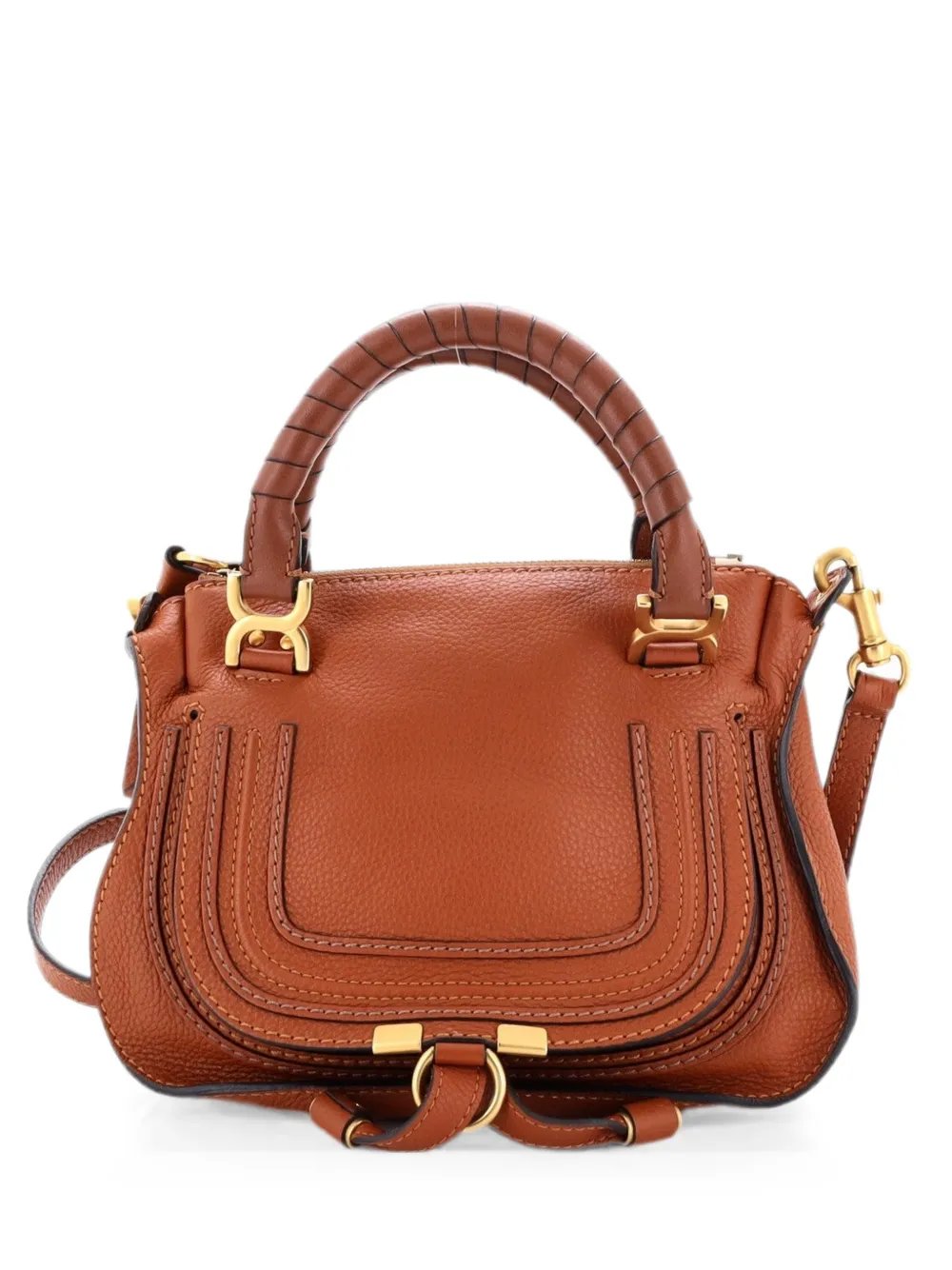 Marcie Satchel Leather Baby crossbody bag