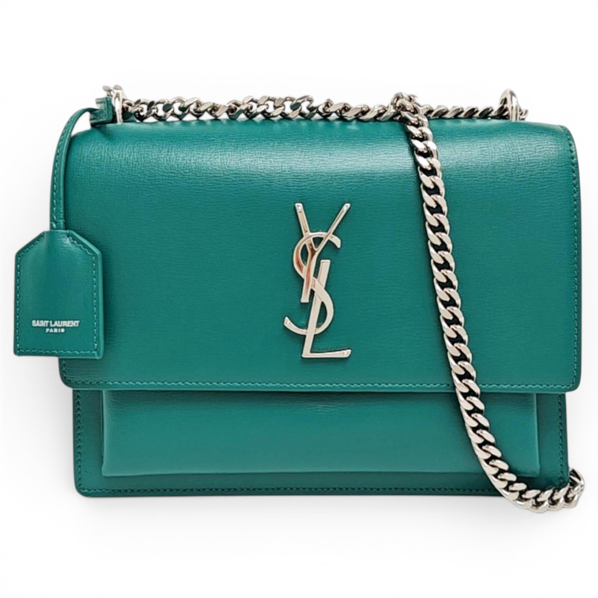 Sunset leather handbag