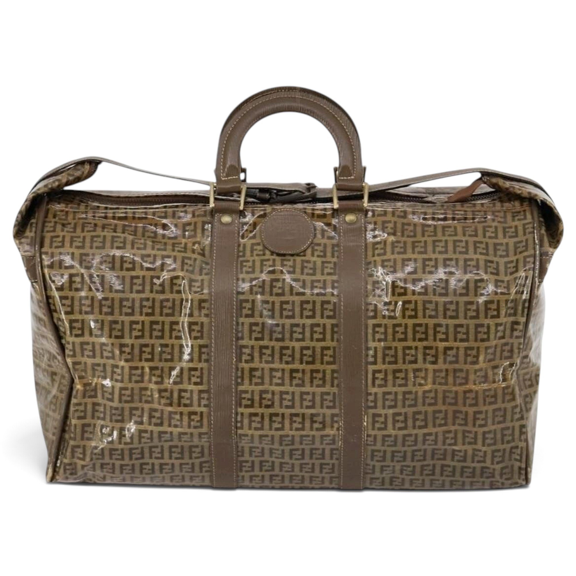 Leather bowling bag