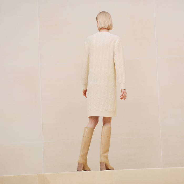 Blanc Naturel Oversized Sweater Dress