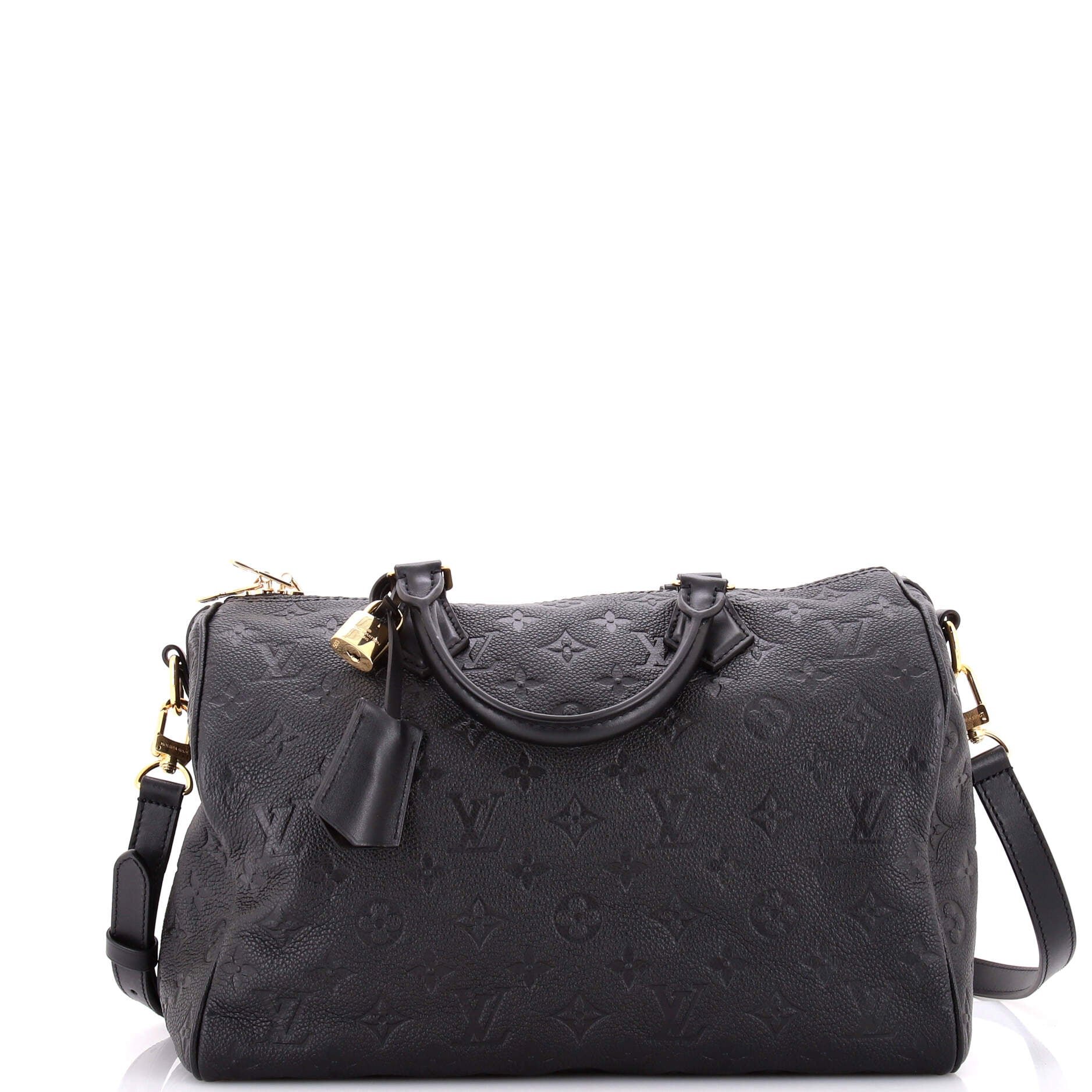Speedy Soft Bandouliere Bag Monogram Empreinte Leather 30