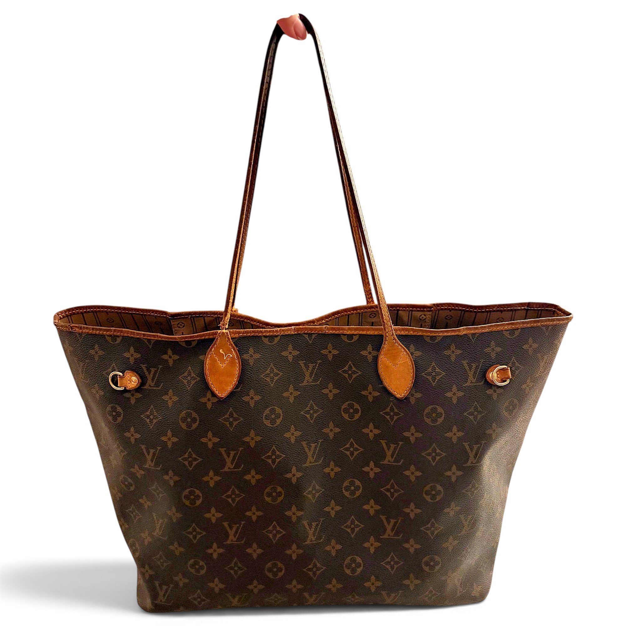 Neverfull leather tote