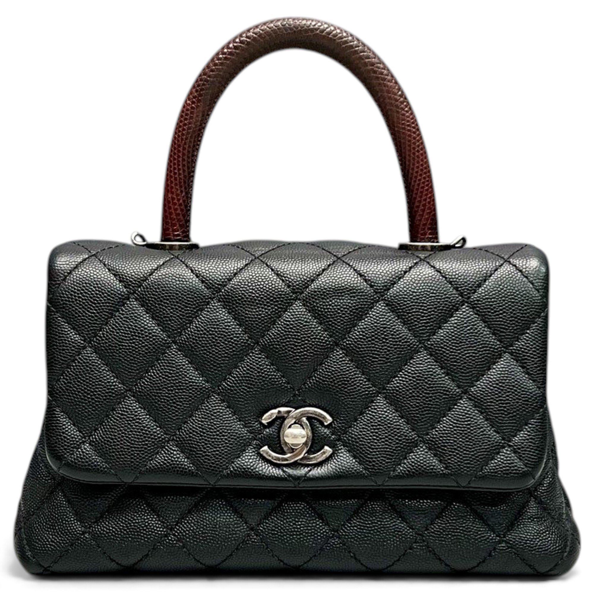 Coco Handle leather handbag