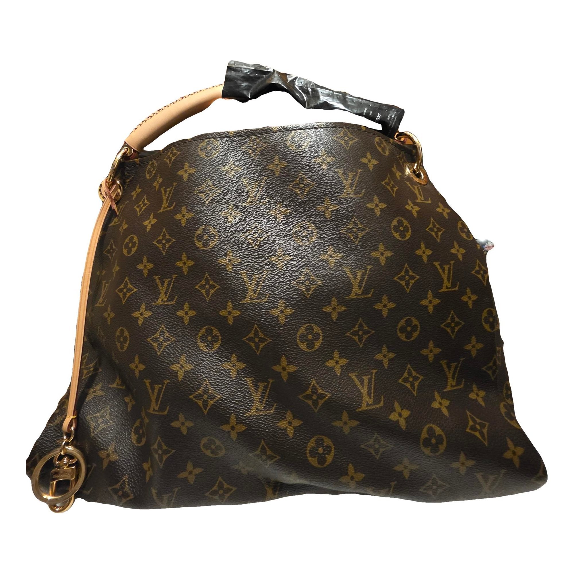 Artsy leather handbag