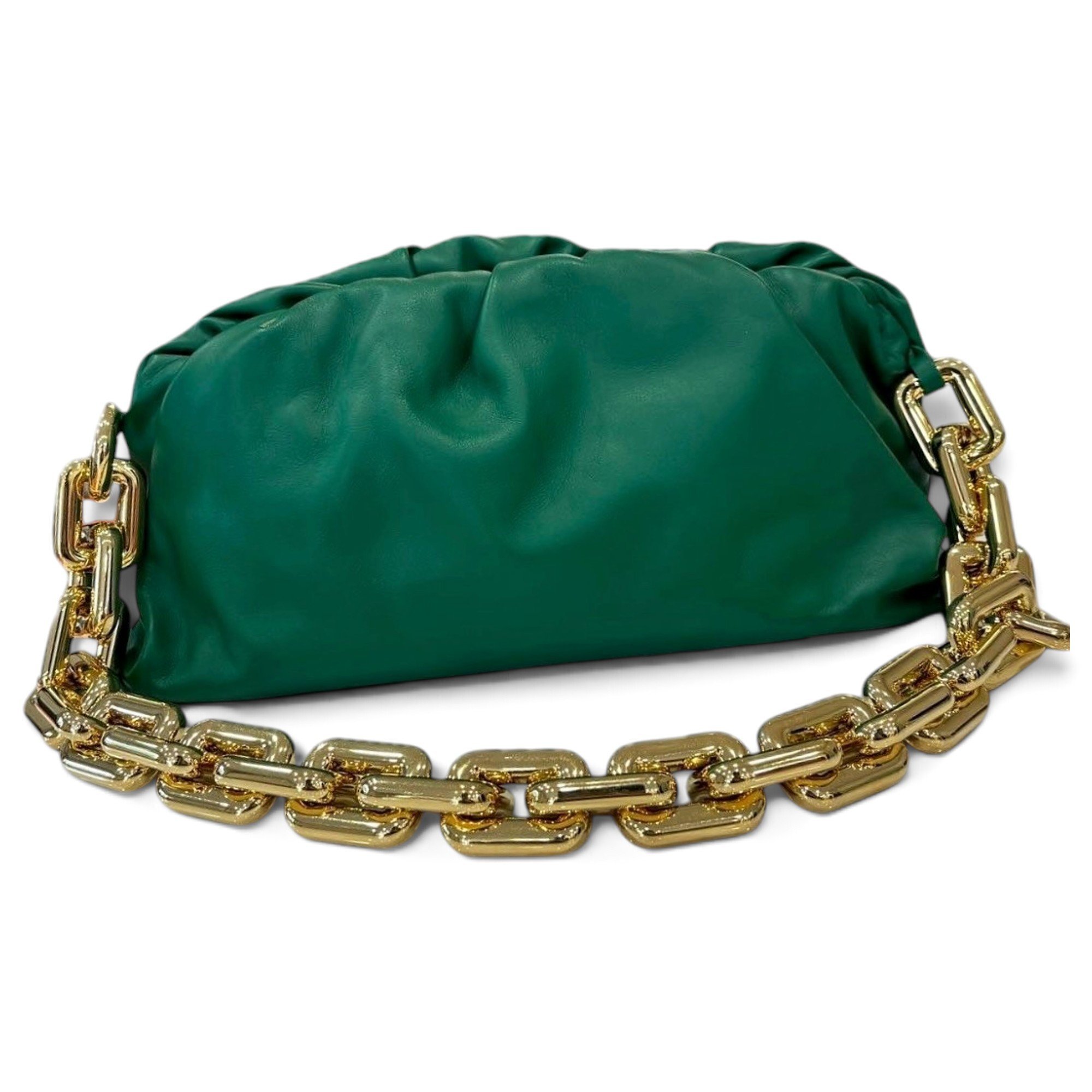 Chain Pouch leather handbag