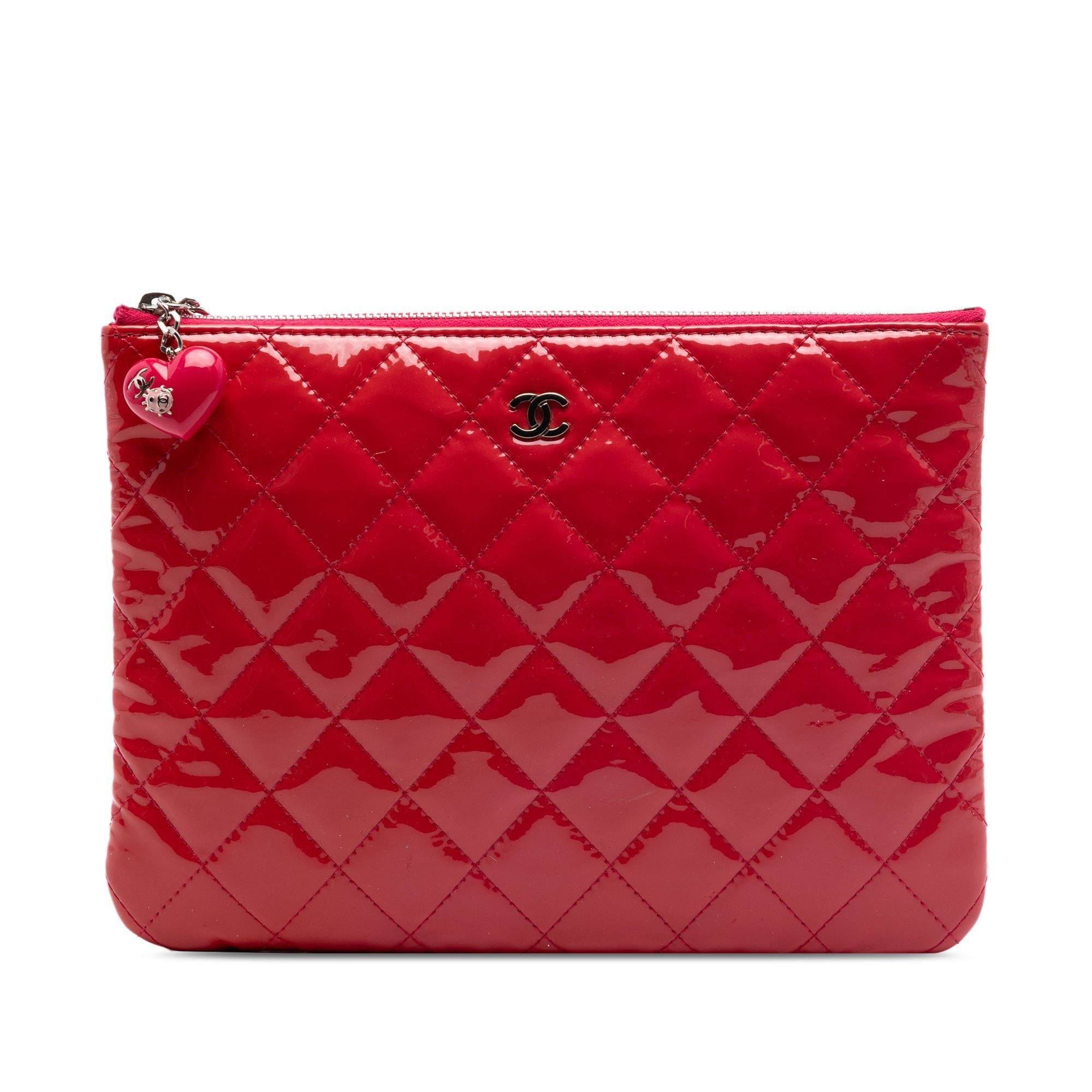 Patent leather handbag