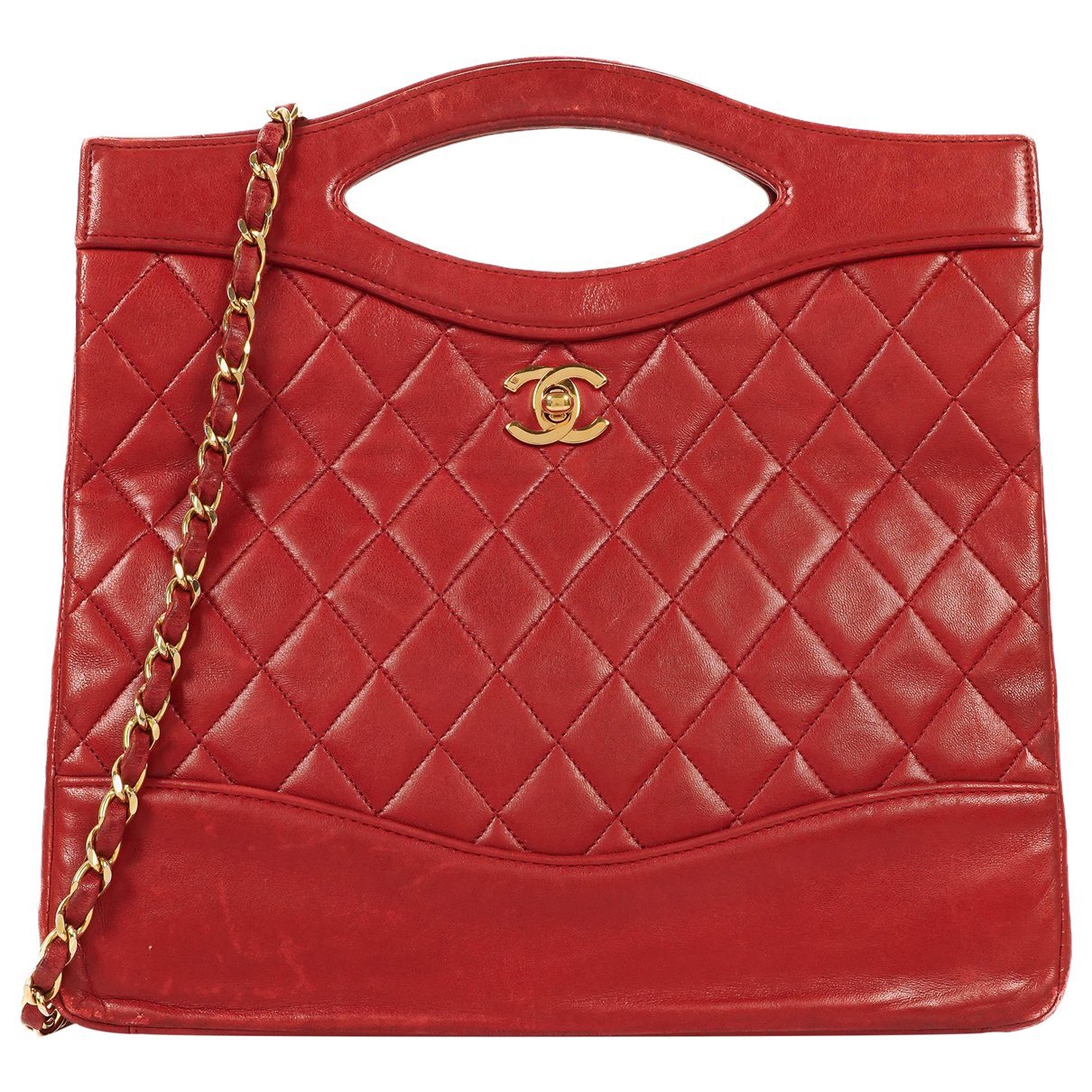 Petite Shopping Tote leather handbag