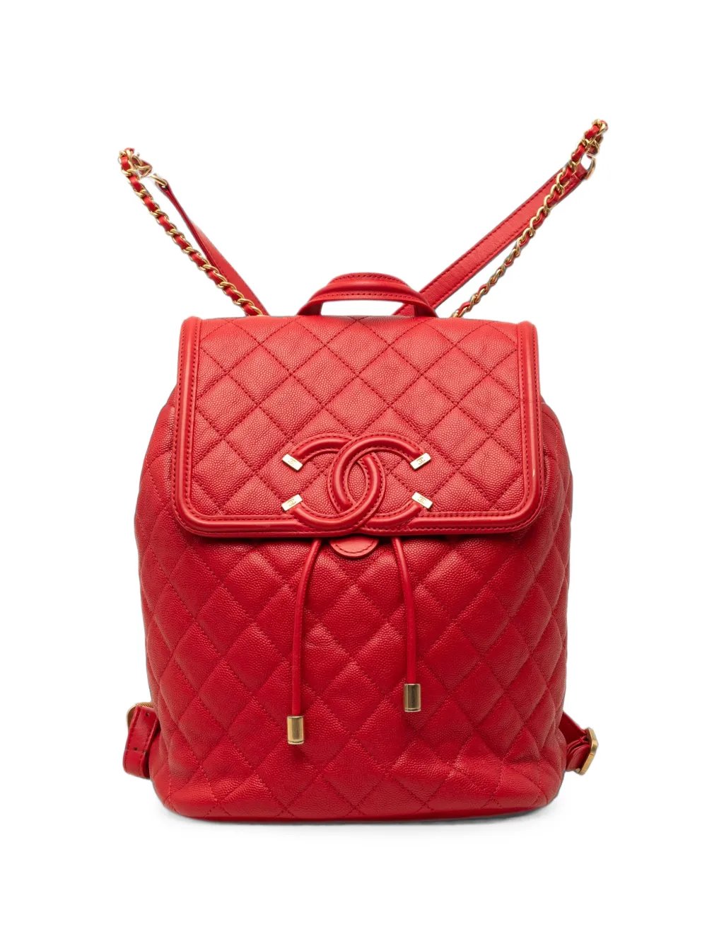 2018 Quilted Caviar CC Filigree backpack