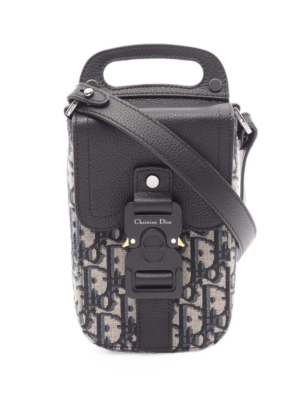2000-2026 Oblique Canvas Saddle Vertical Pouch satchel