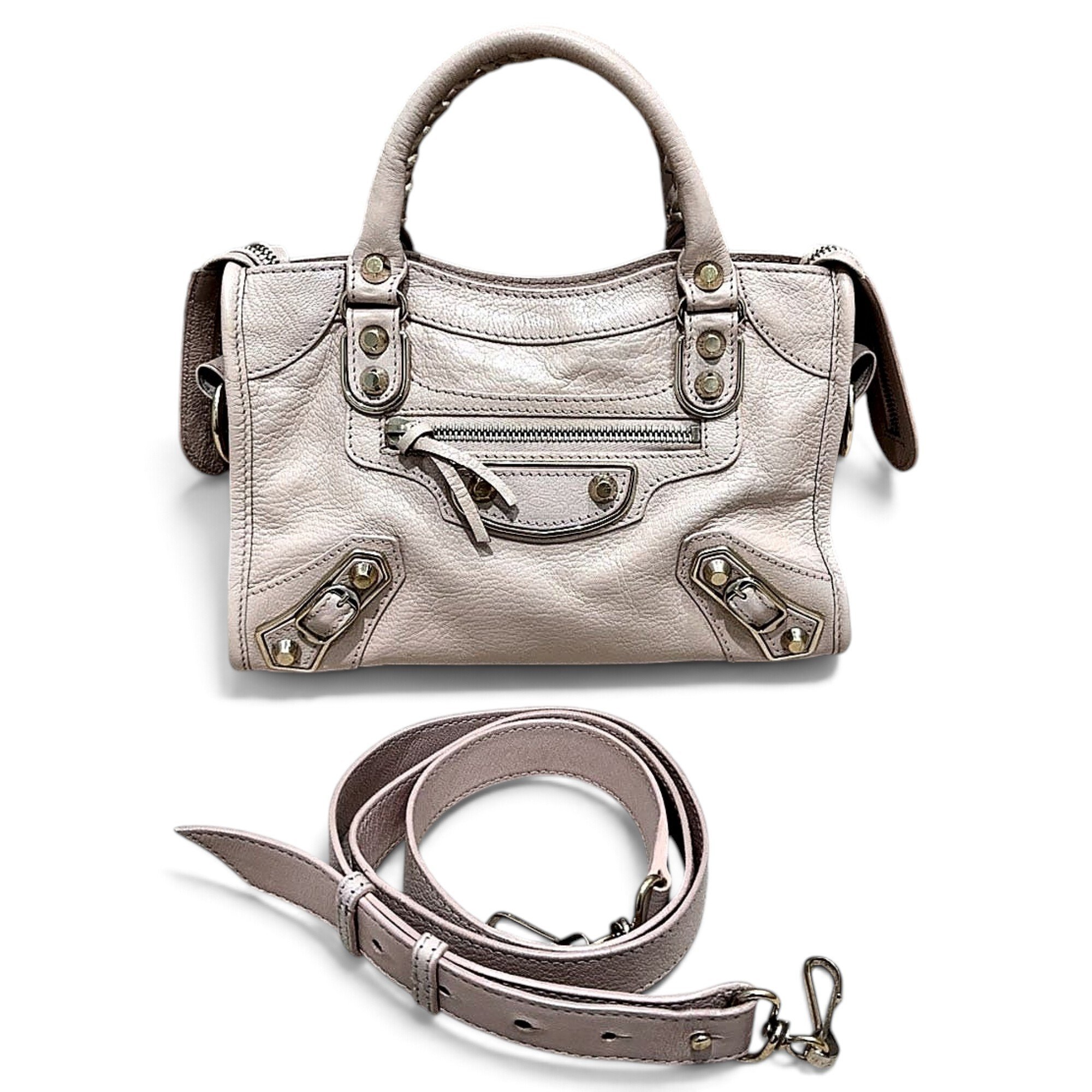 Leather mini bag
