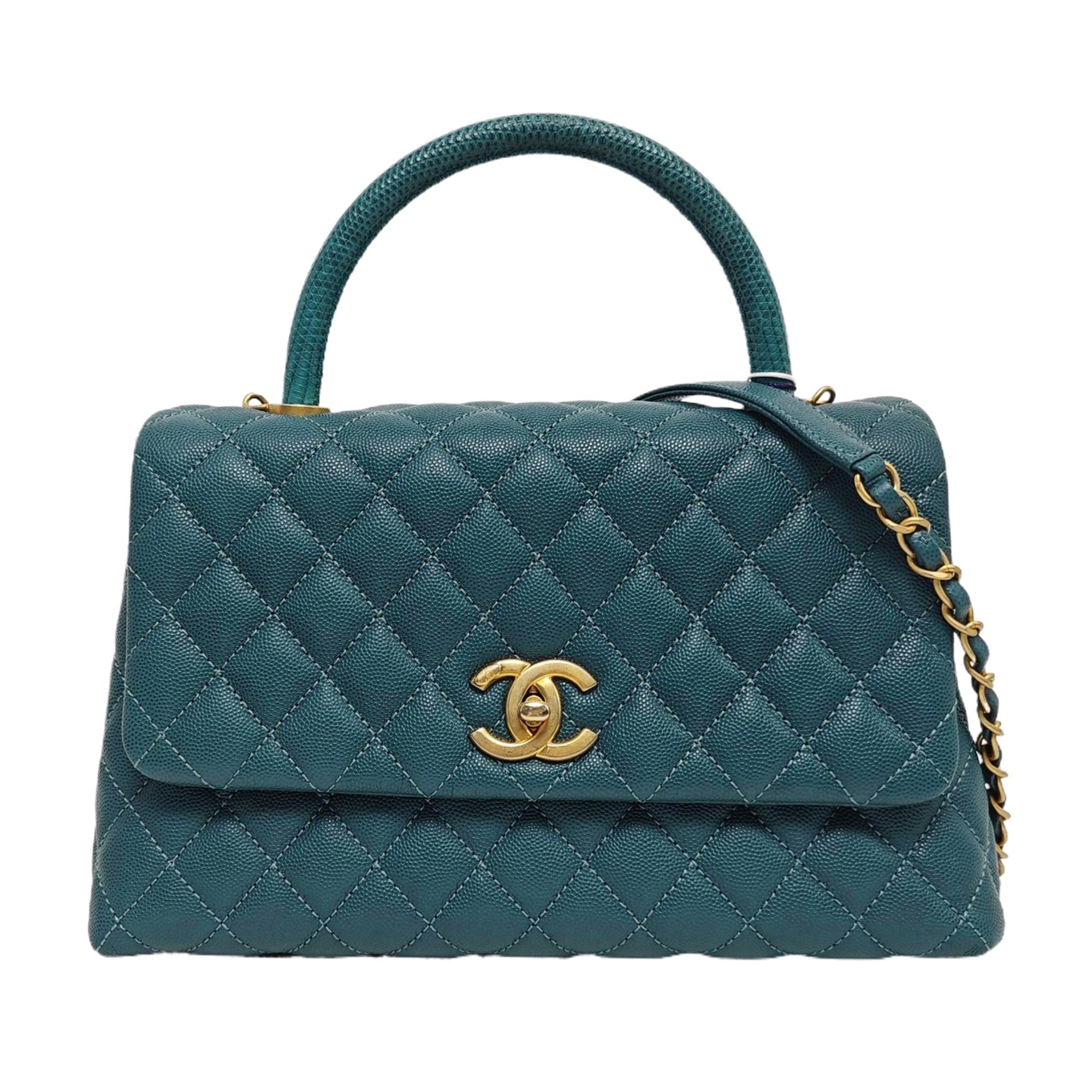 Coco Handle leather handbag