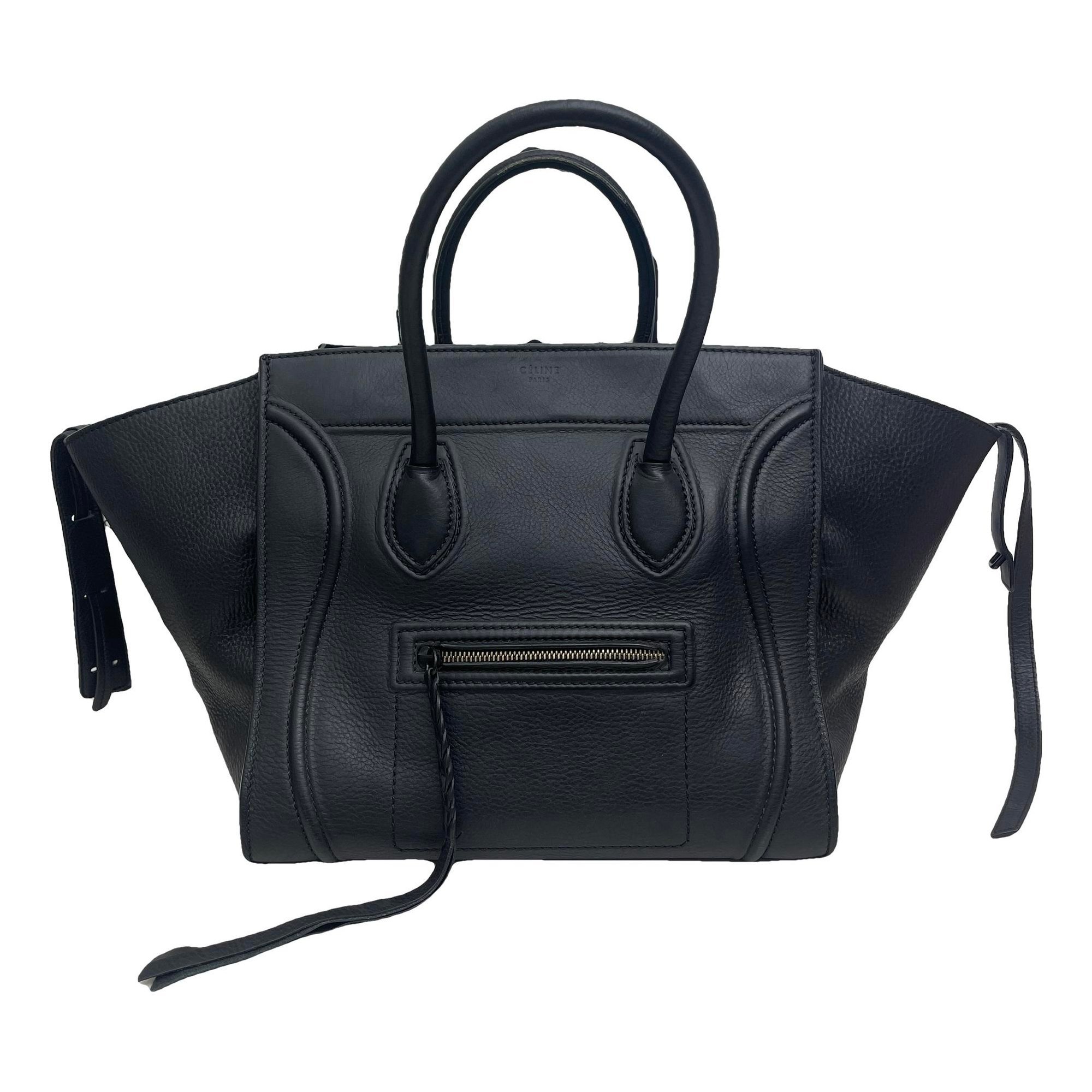 Luggage leather handbag