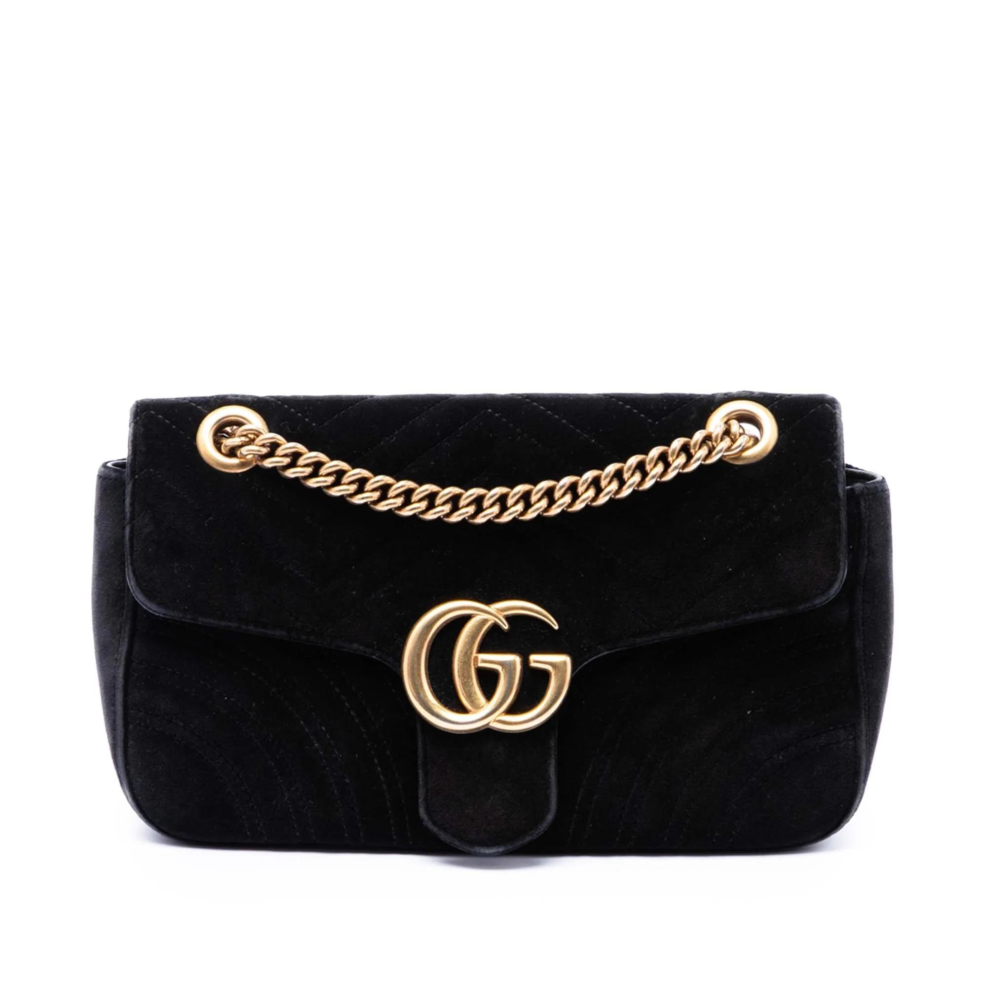 GG Marmont velvet handbag