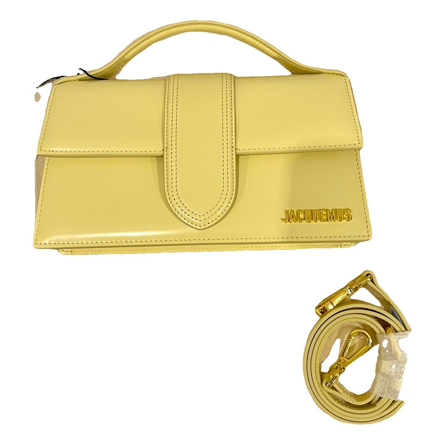 Jacquemus Le Grand Bambino patent leather handbag