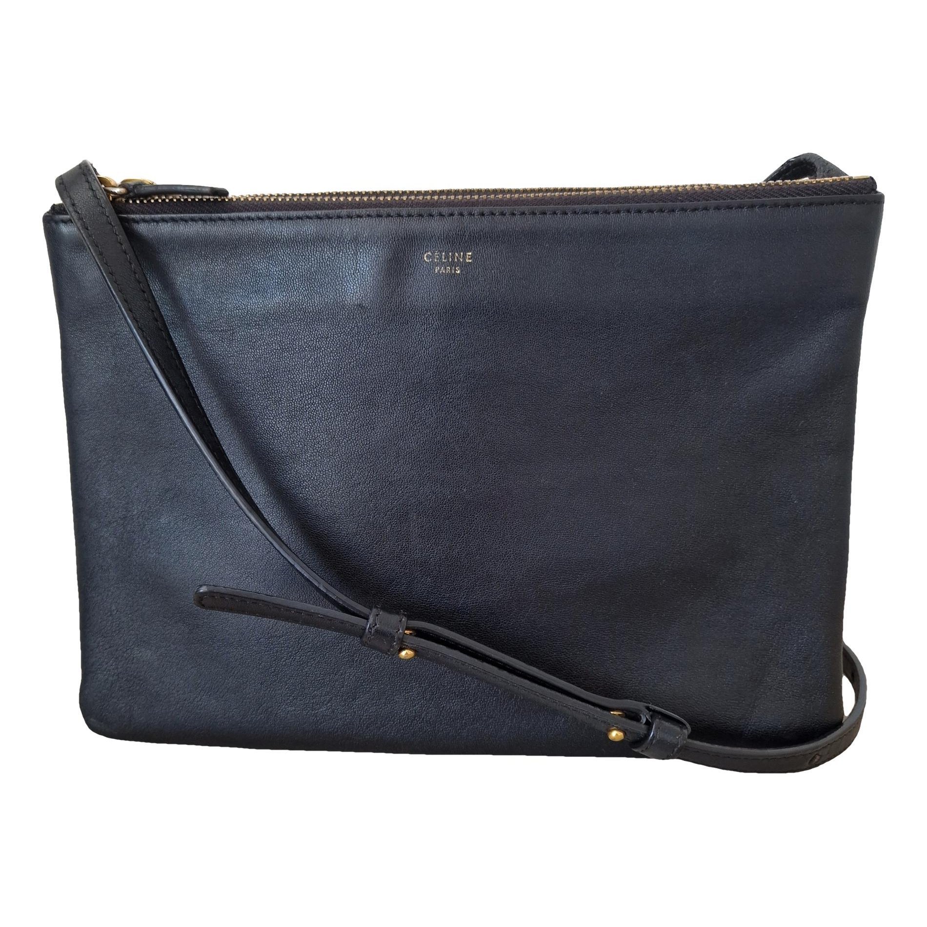 Trio leather crossbody bag