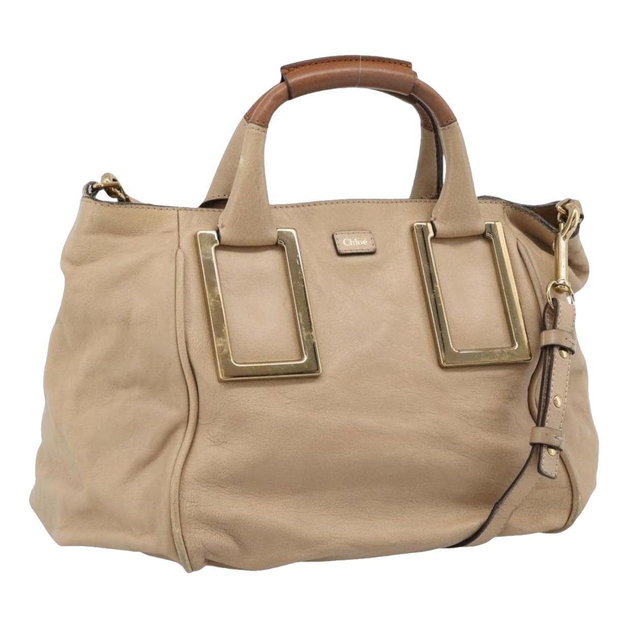 C leather handbag