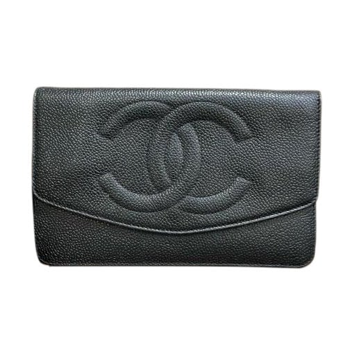 Leather clutch bag