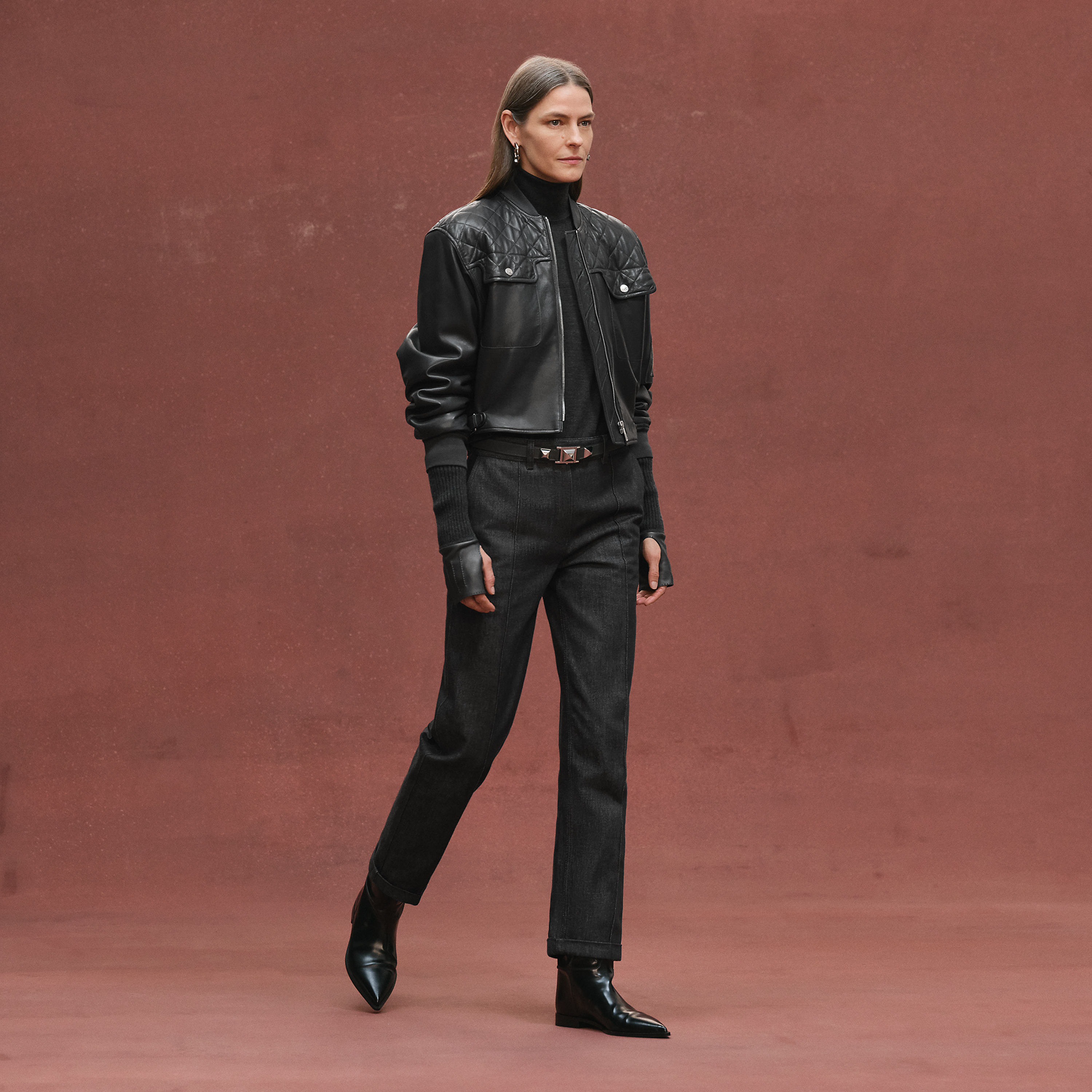 Short bomber jacket
