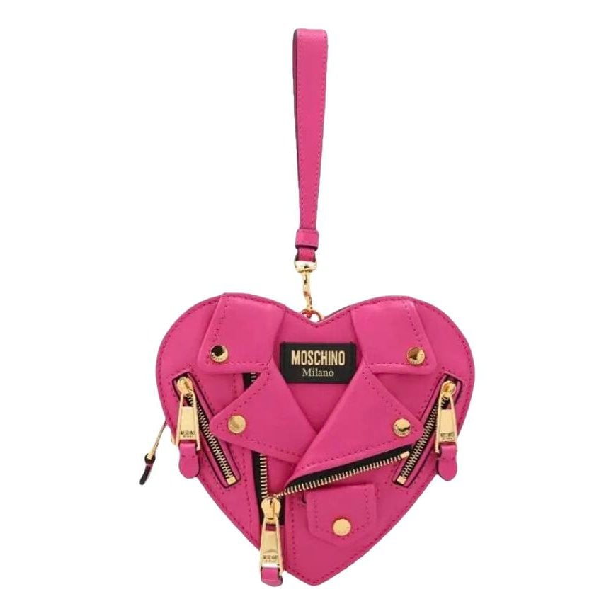 Biker leather bag