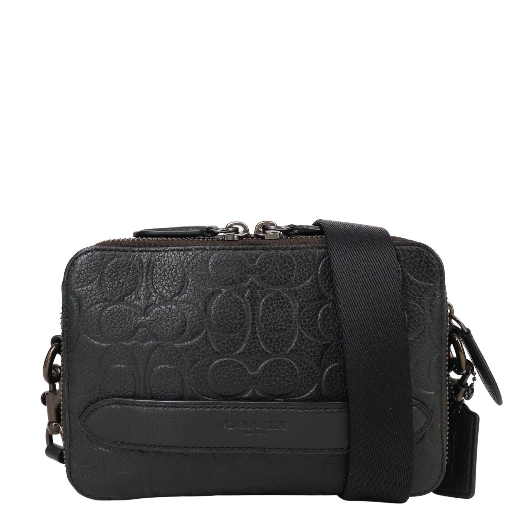Leather crossbody bag