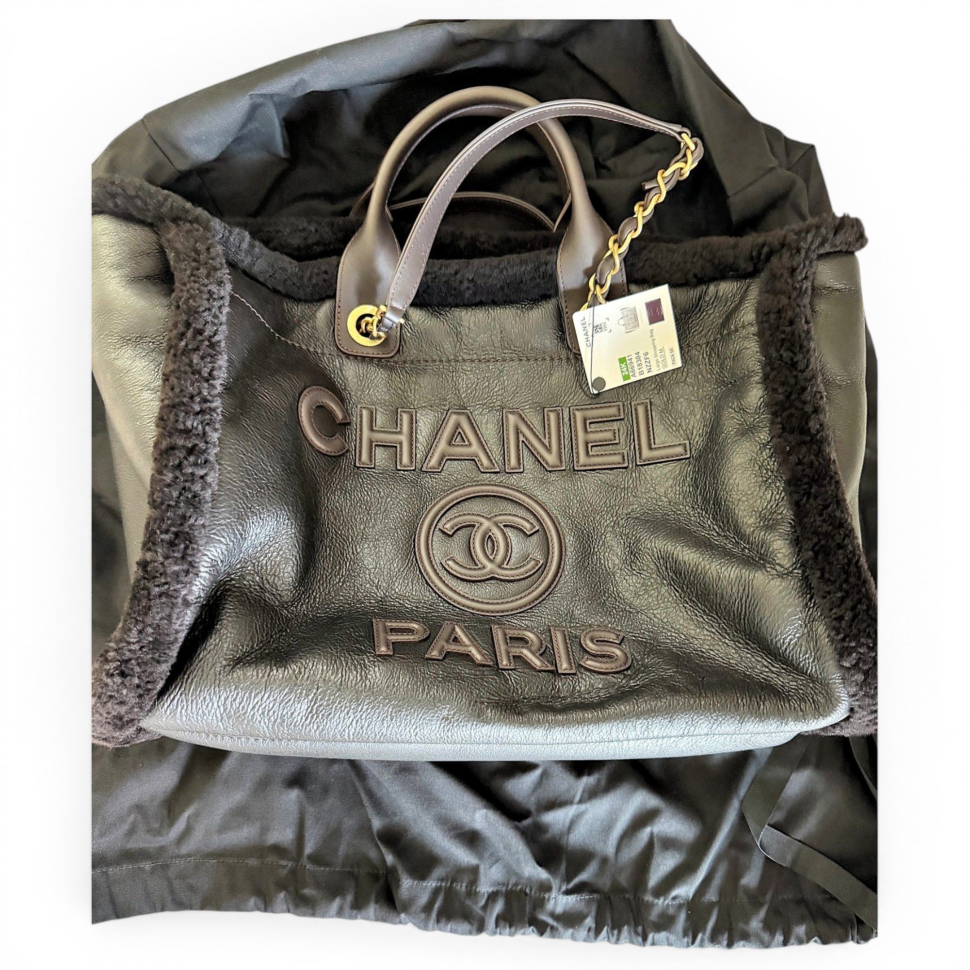 Deauville leather tote