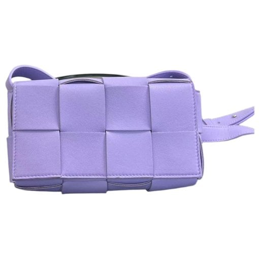 Cassette leather handbag