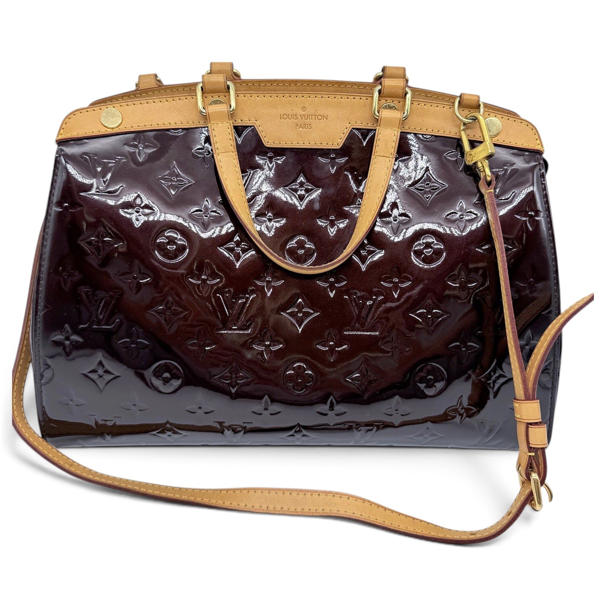 Bréa patent leather handbag
