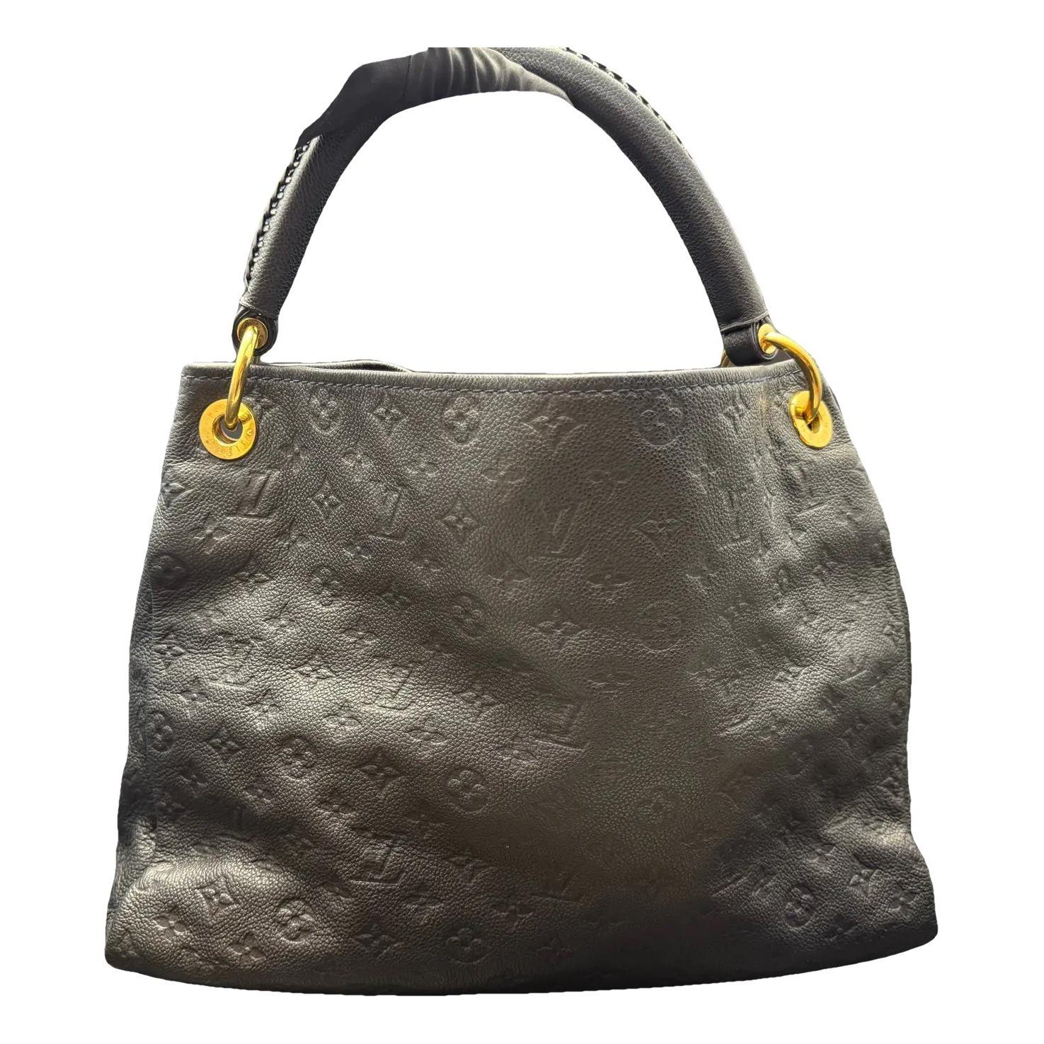 Artsy leather handbag