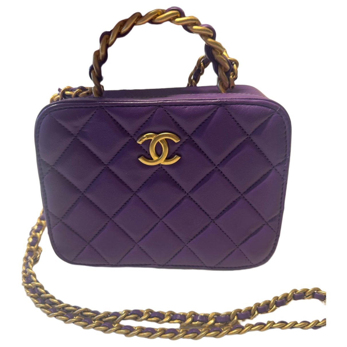 Vanity leather mini bag
