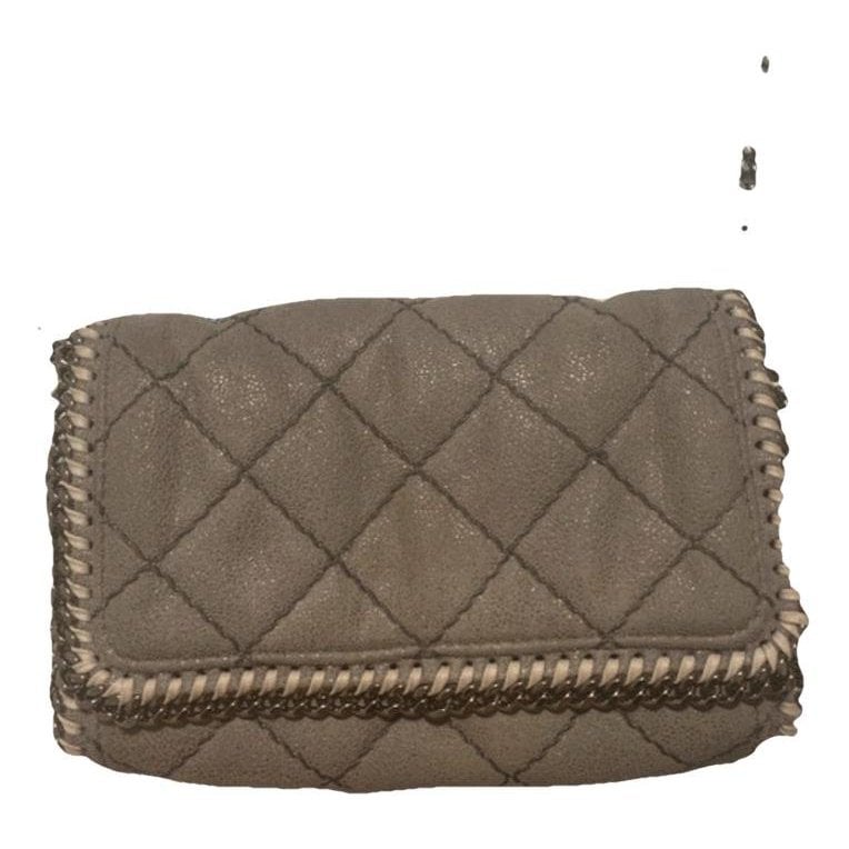 Falabella vegan leather clutch bag