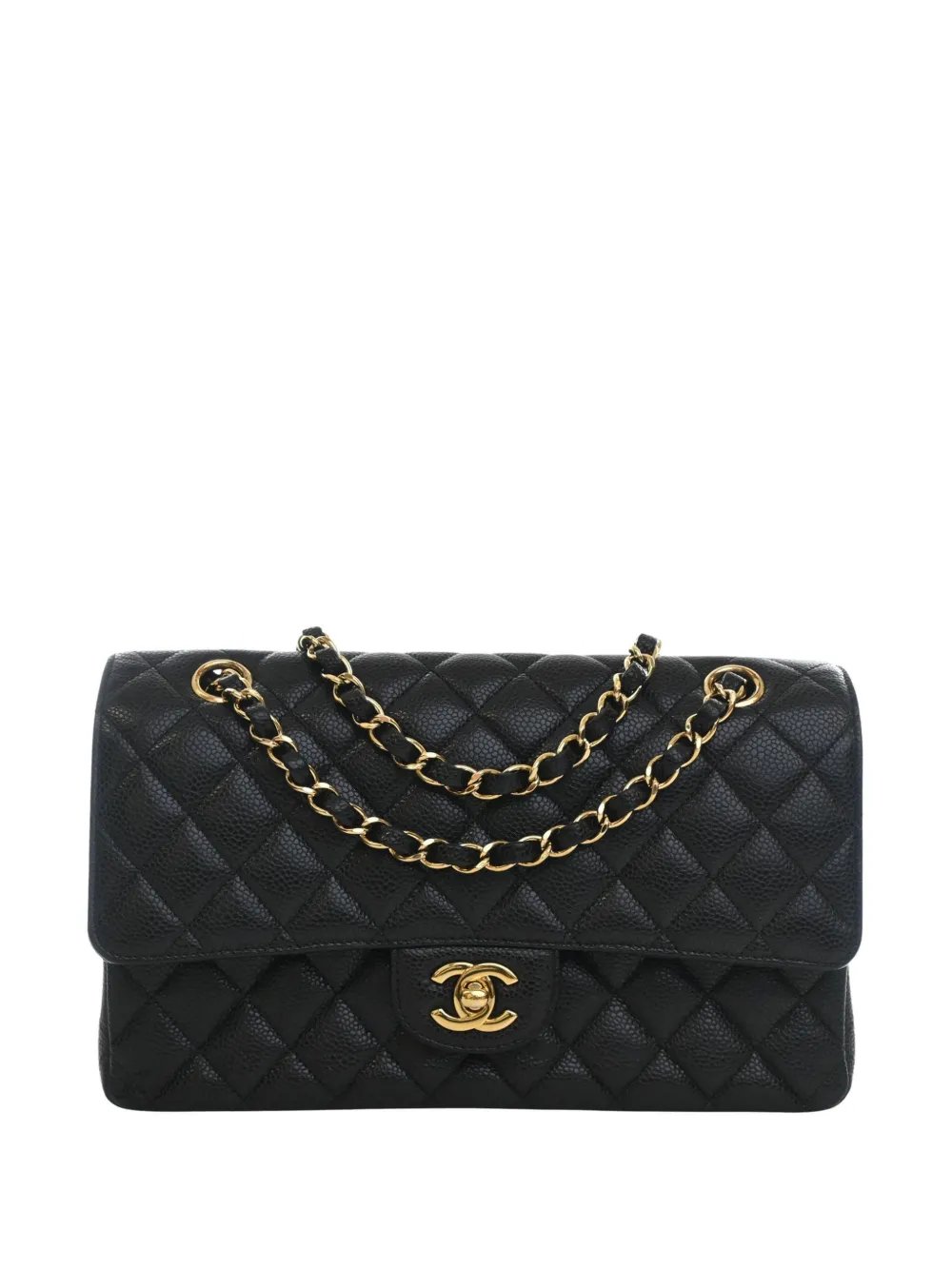 2014-2015 Medium Classic Caviar Double Flap shoulder bag