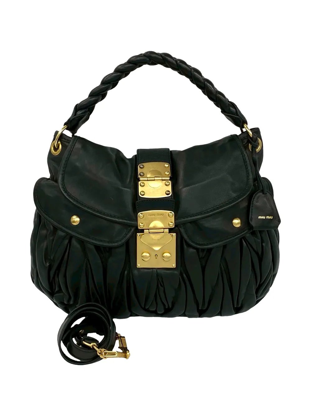 Miu Miu 2010 Matelasse Nappa Coffer satchel