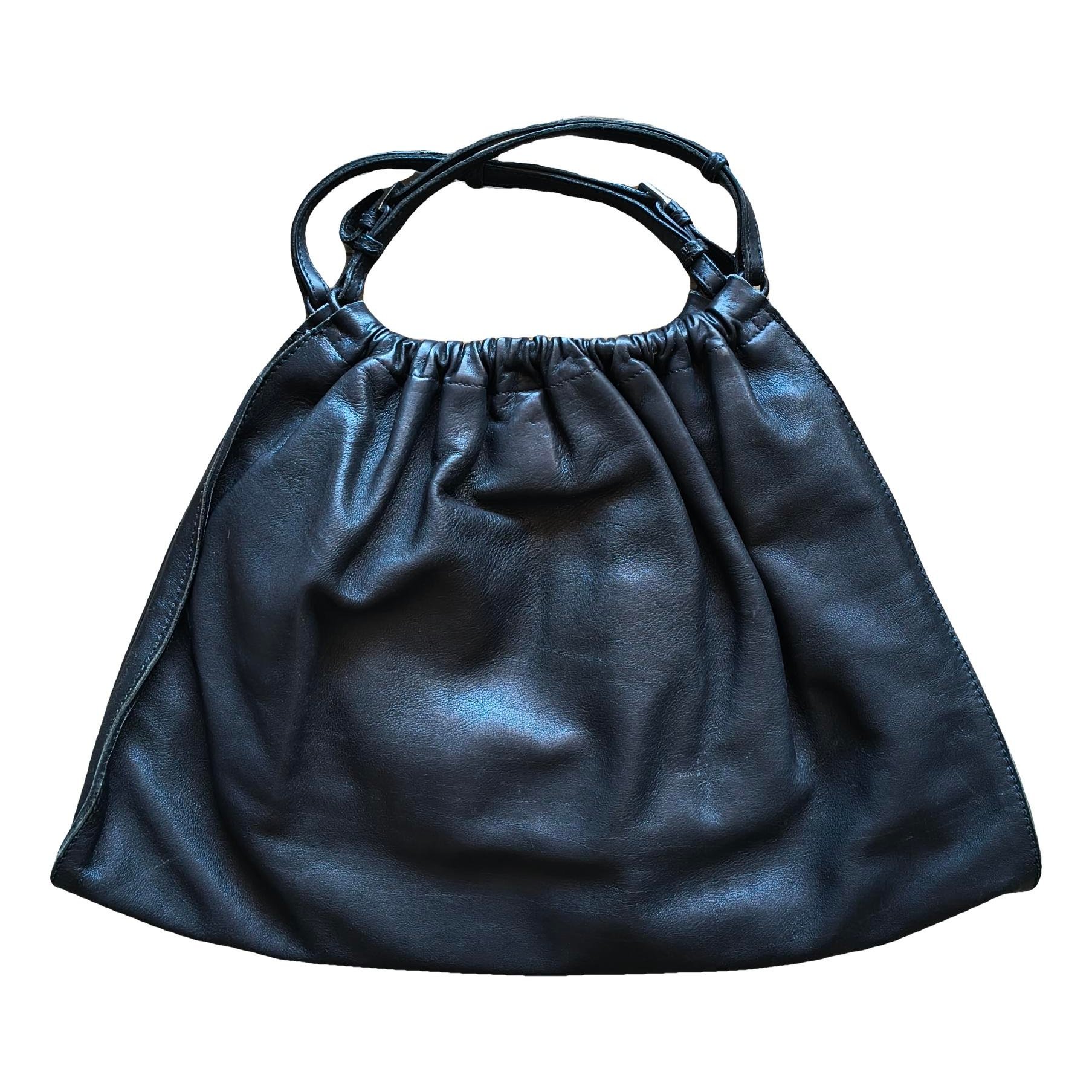 Hobo leather handbag
