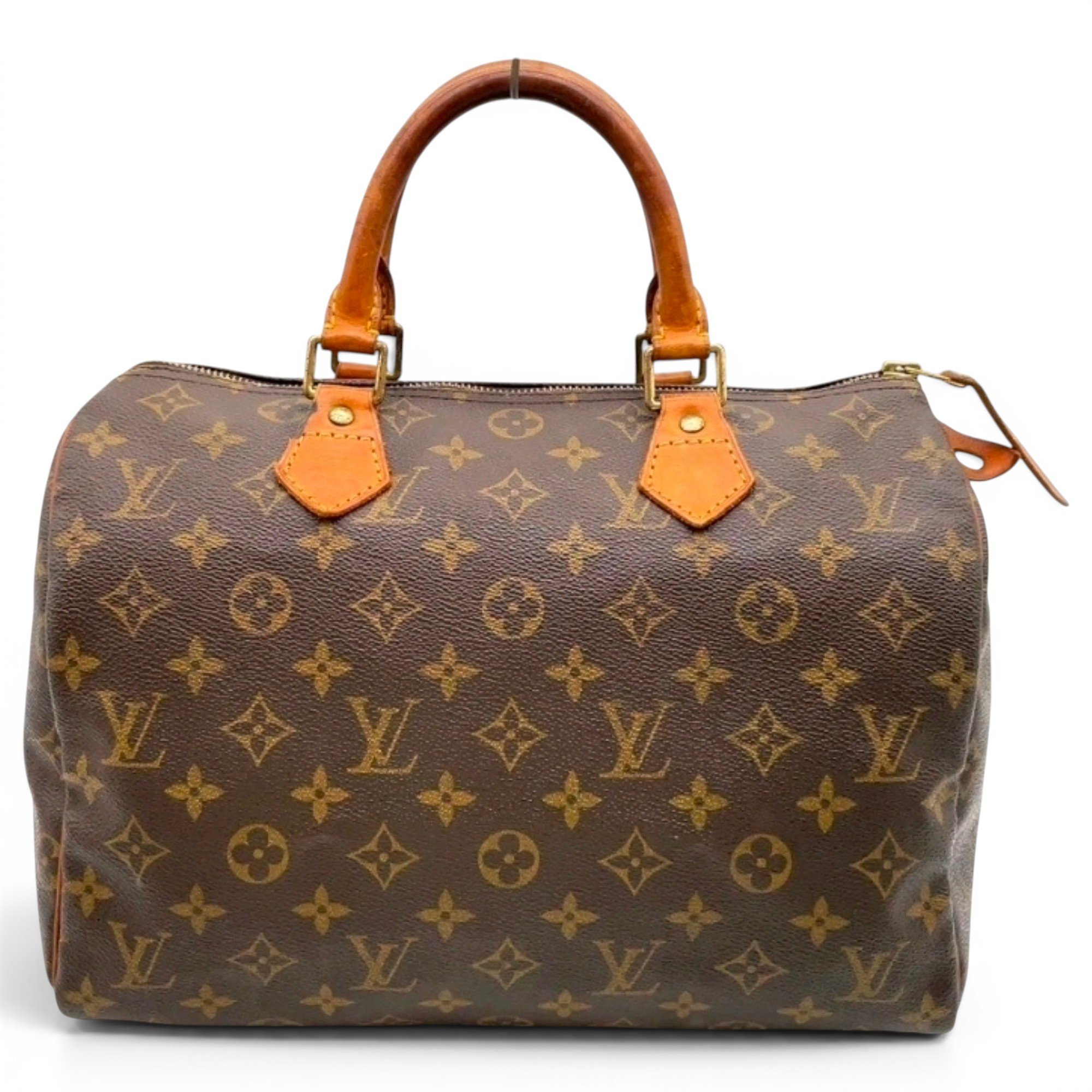 Speedy leather handbag
