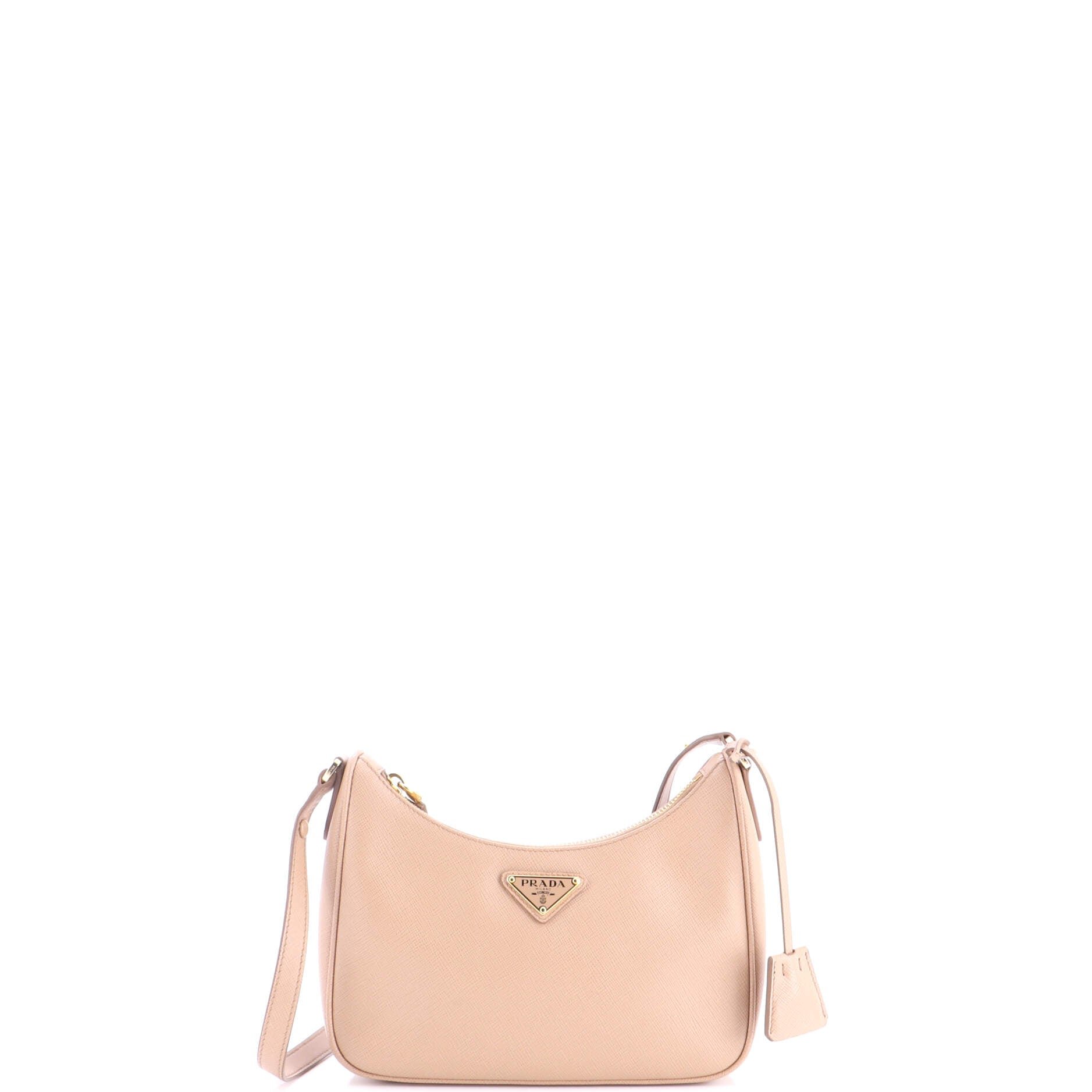 Re-Edition Hobo Saffiano Leather Mini