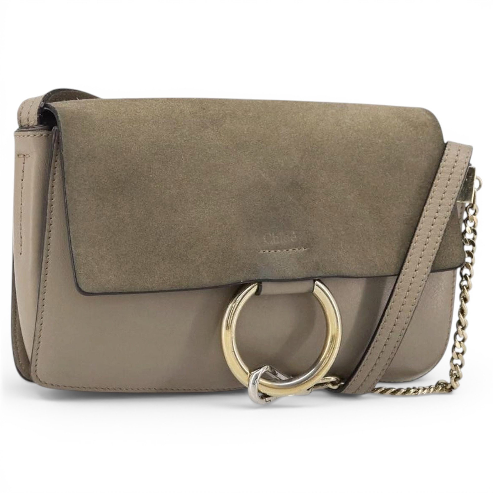 C leather handbag